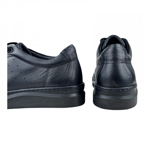 Кроссовки Женские кожаные SPRINGER 23091-2 черный