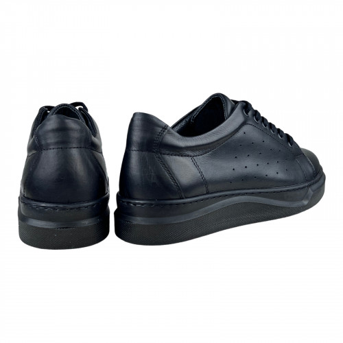 Кроссовки Женские кожаные SPRINGER 23091-2 черный