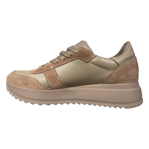 Кроссовки женские замшевые кожаные URBAN 869 2 бежевые