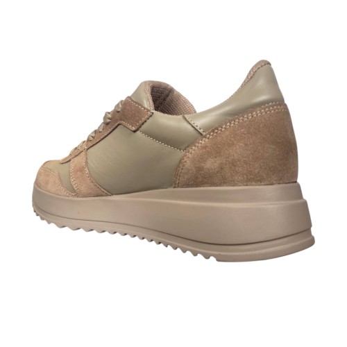 Кроссовки женские замшевые кожаные URBAN 869 2 бежевые