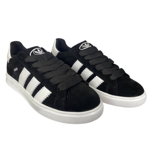 Кеды мужские замшевые DENAR СAMPUS 1 01 черные белые