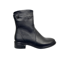 Черевики жіночі шкіряні PANDORA 2408 чорні байка