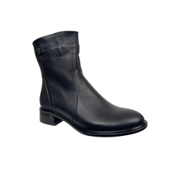 Черевики жіночі шкіряні PANDORA 2408 чорні байка