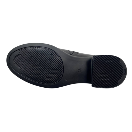 Черевики жіночі шкіряні PANDORA 2408 чорні байка