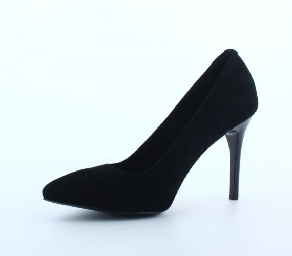 Туфли Женские кожаные ILONA 20 35 черный замш