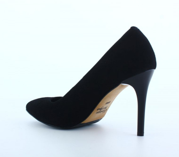 Туфли Женские кожаные ILONA 20 35 черный замш