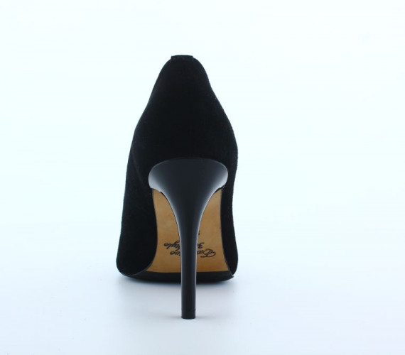 Туфли Женские кожаные ILONA 20 35 черный замш