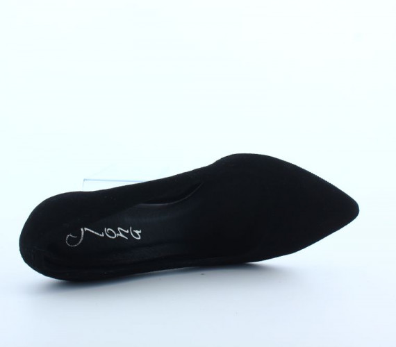 Туфли Женские кожаные ILONA 20 35 черный замш