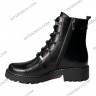 Ботинки Женские кожаные KATRIN 380 черный байка