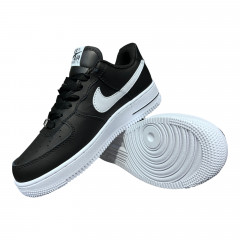 Кроссовки Мужские кожаные NIKE BB5001 black