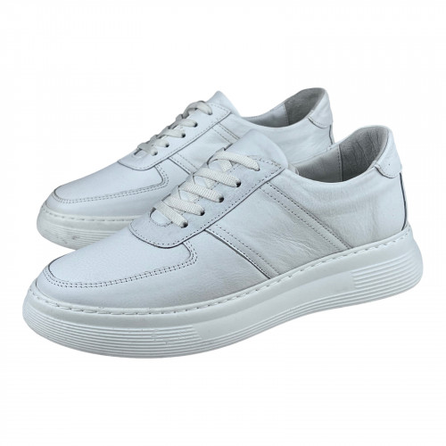 Кроссовки Женские кожаные SPRINGER 7288-1 белый