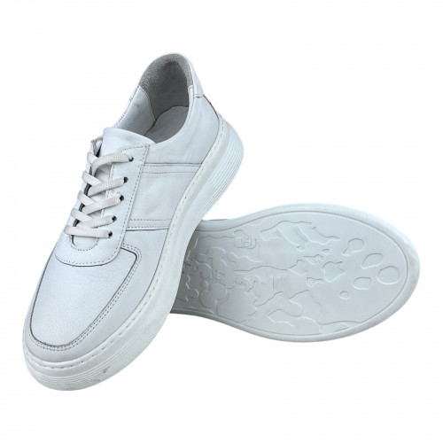 Кроссовки Женские кожаные SPRINGER 7288-1 белый