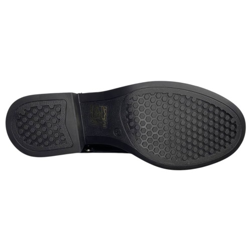 Чоботи жіночі замшеві ILONA ILONA 373/520 чорний каблук євро хутро