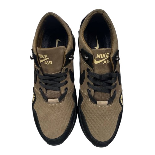 Кроссовки мужские кожаные DENAR N17 22 коричневые