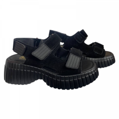 Босоніжки жіночі замшеві  KDSL C682-13 чорні