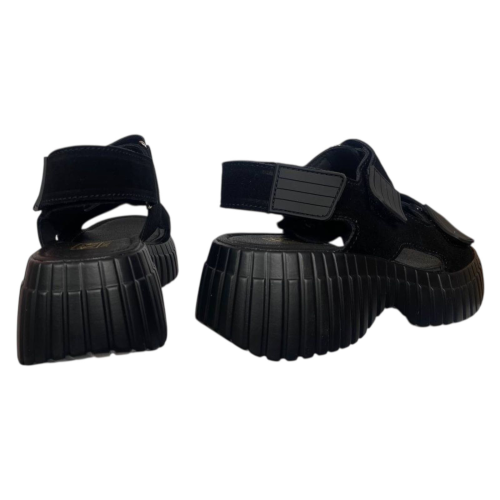 Босоножки женские замшевые KDSL C682-13 черные