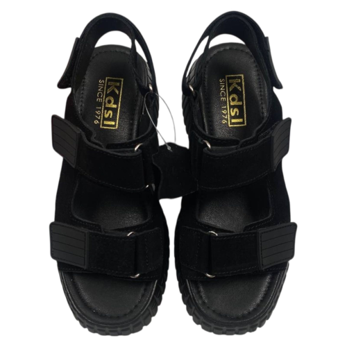 Босоножки женские замшевые KDSL C682-13 черные