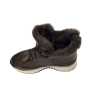 Черевики жіночі шкіряні VLADEKS 1408-3 coffe хутро