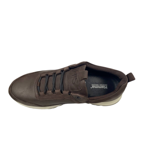 Кросівки чоловічі шкіряні HAMMA 401 08 коричневі м(бк) 