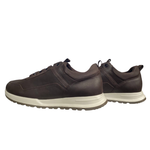 Кросівки чоловічі шкіряні HAMMA 401 08 коричневі м(бк) 