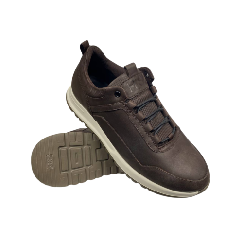 Кросівки чоловічі шкіряні HAMMA 401 08 коричневі м(бк) 